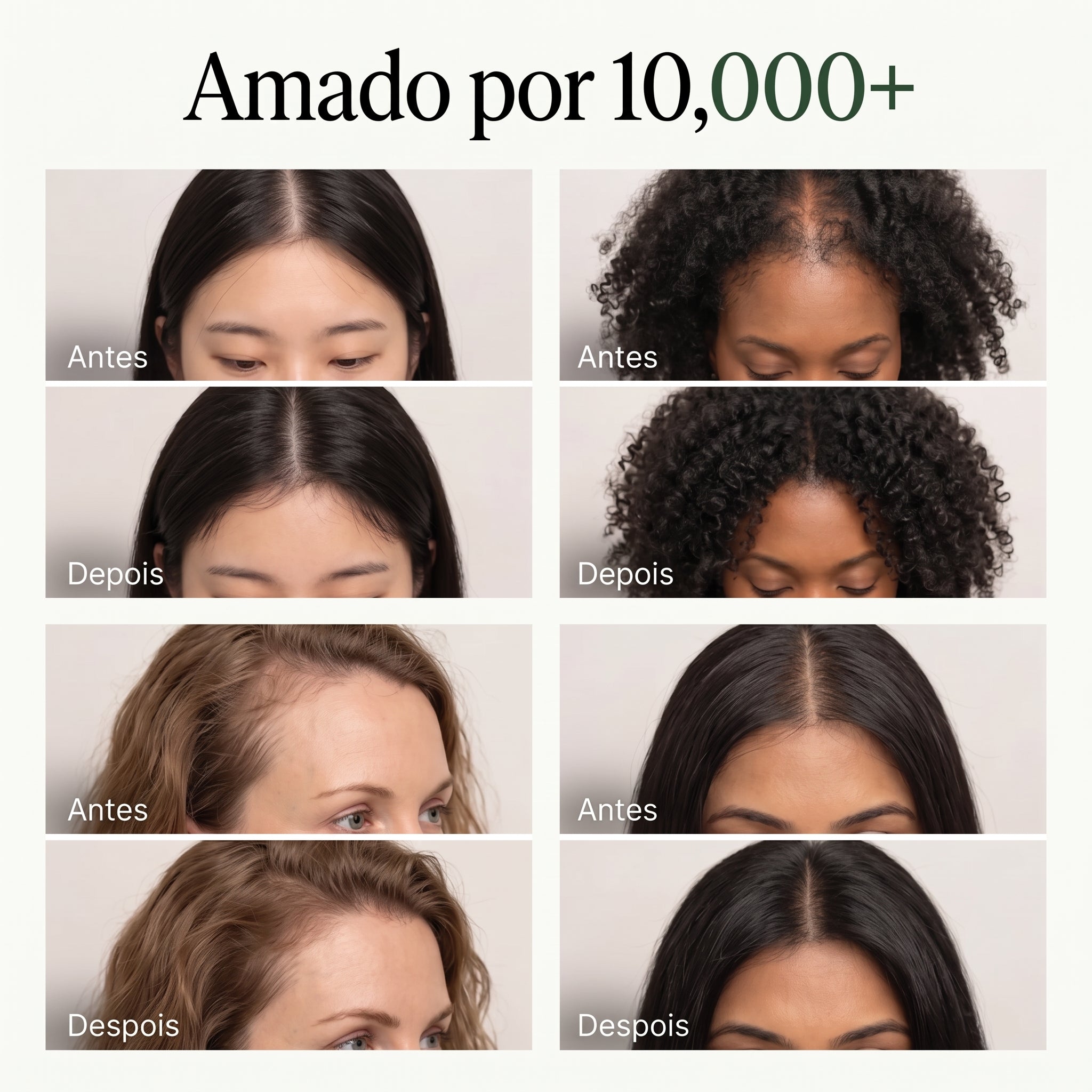 Barra coreana para revitalizar o couro cabeludo