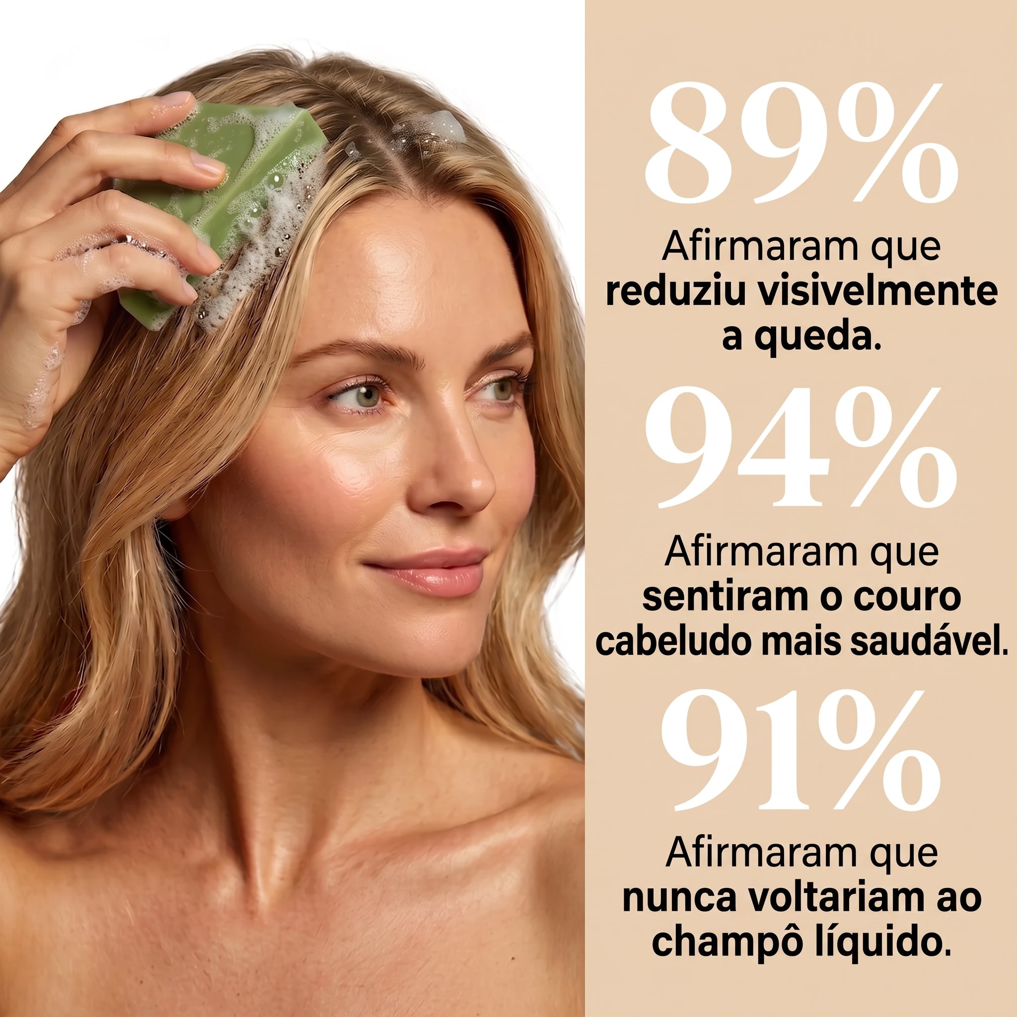 Barra coreana para revitalizar o couro cabeludo