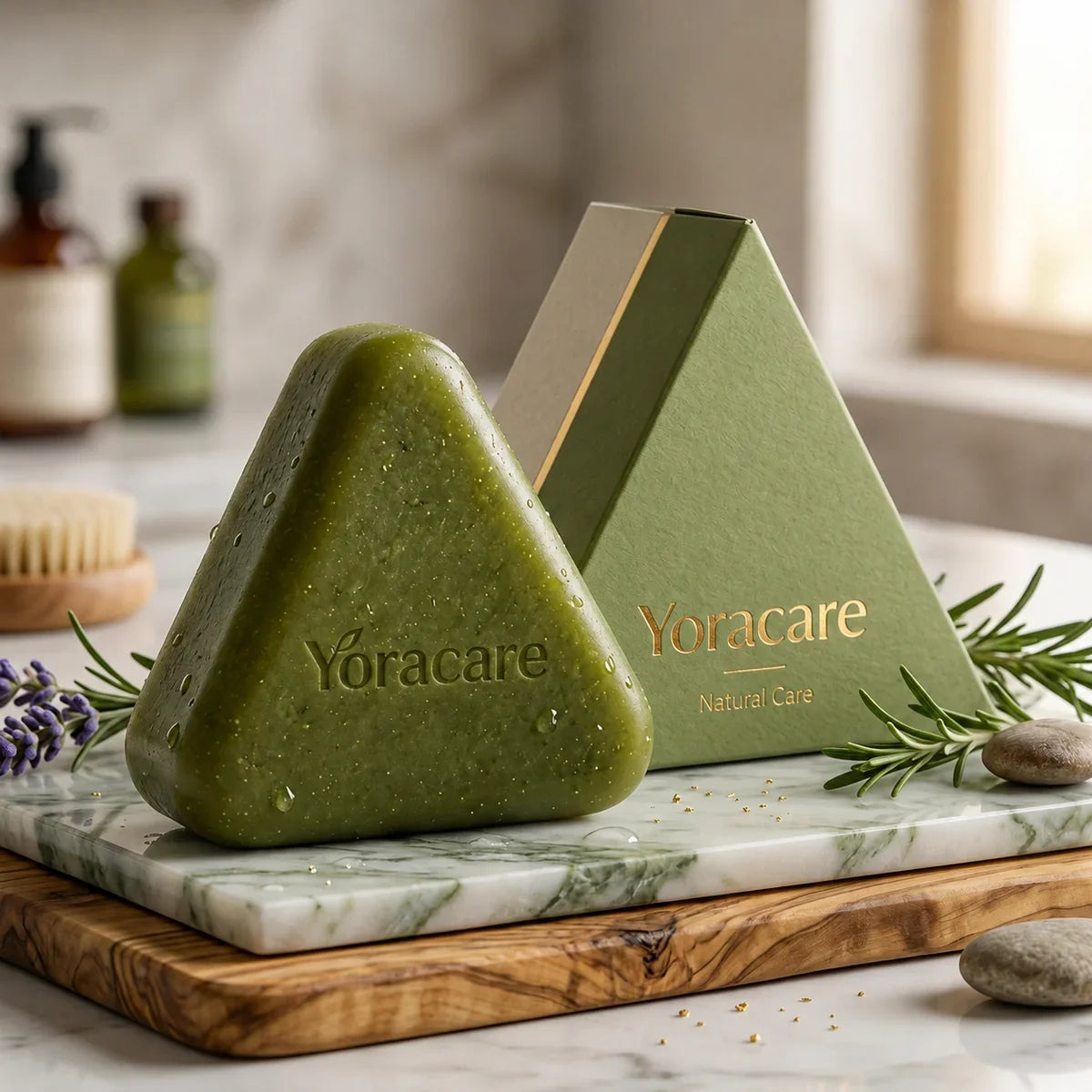 Barra coreana para revitalizar o couro cabeludo